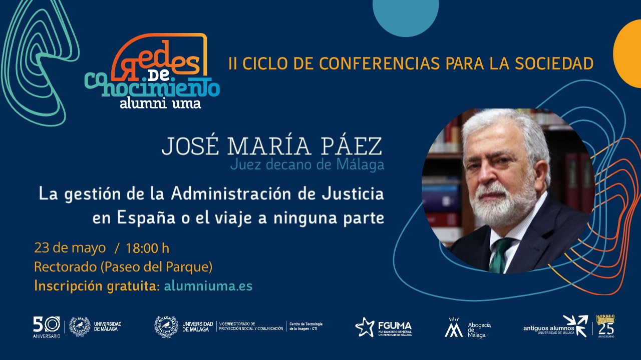 Conferencia de José María Páez. Juez Decano de Málaga