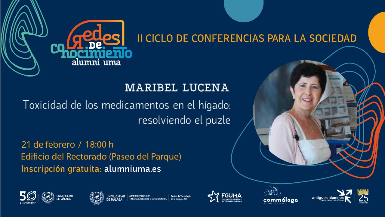 Maribel Lucena "Toxicidad de los medicamentos en el hígado". Conferencia.