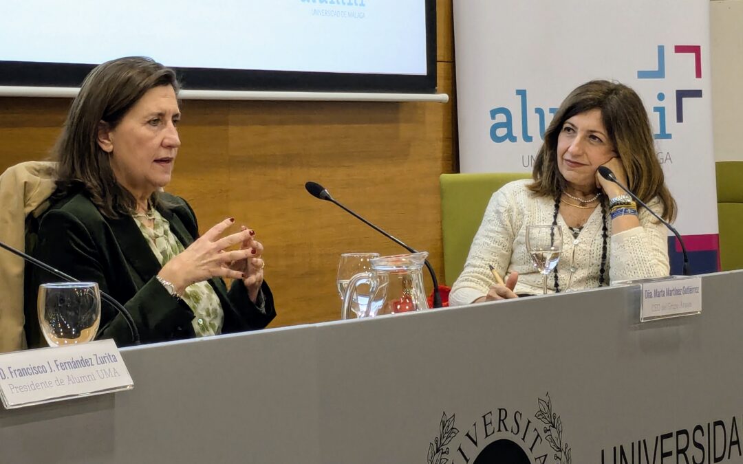 Marta Martínez en Perspectivas Alumni UMA