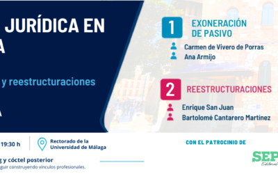 Jornada CEDI – Alumni UMA | Actualidad jurídica en insolvencia: exoneración de pasivo y reestructuraciones